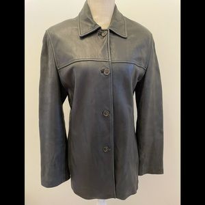 Andrew Marc. Women’s soft leather jacket.